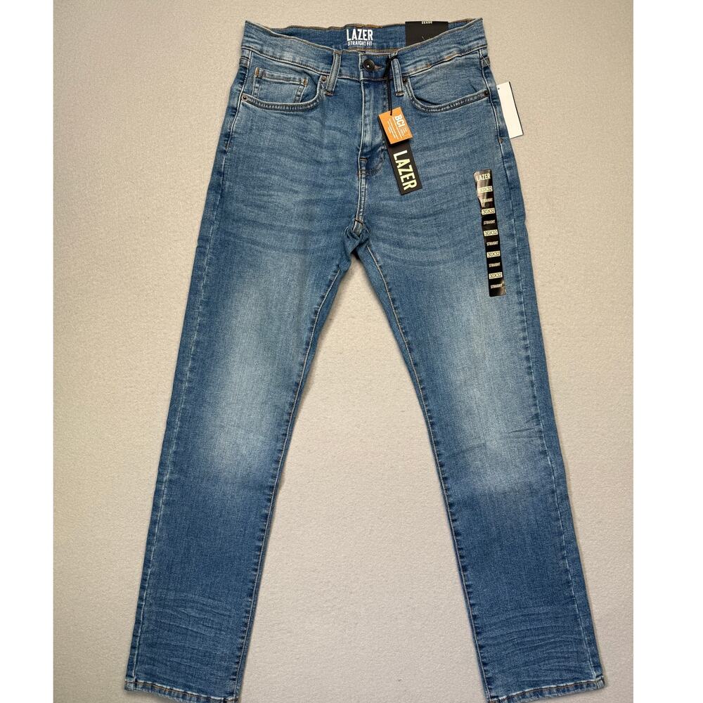 Lazer Men's Straight-Fit Jeans Chester 30x32 $40